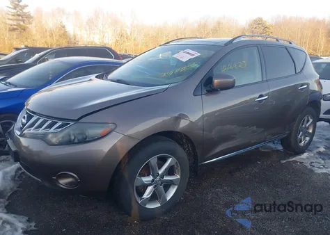 2009 Nissan Murano Sl from USA, damaged, VIN JN8AZ18W39W211300